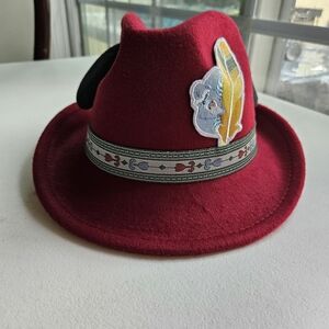 Disney Red Hat with Black Trim